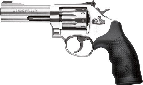 Alternative view of S&W 617 22LR 4" AS 10-SHOT - STAINLESS BLACK RUBBER