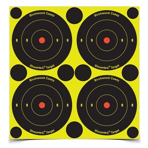 SHOOT•N•C ® SELF-ADHESIVE TARGETS - 3" BULL'S-EYE, 240/PK