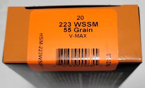 Alternative view of HSM 223 WSSM 55GR V-MAX - 20RD 25BX/CS