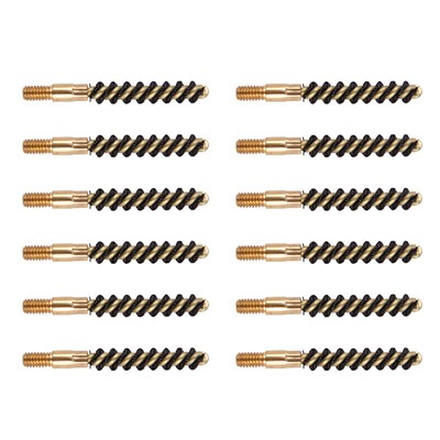 HEAVY WEIGHT BRUSH, NYLON, .22 CALIBER PISTOL, 12 PACK