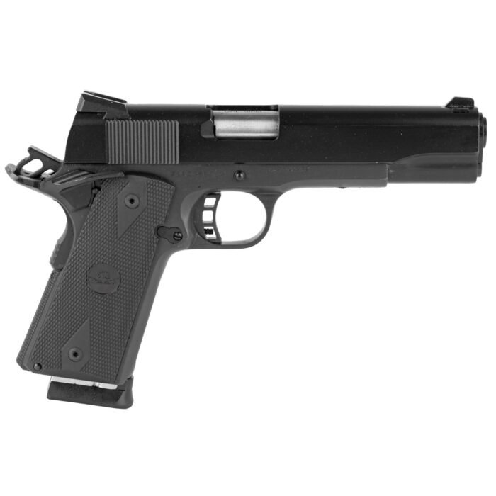 Alternative view of Rock Island 1911 Full Size 9MM 10rd  5" Barrel  Steel Frame  Parkerized Finish  Rubber Grips