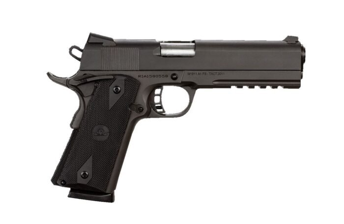 Alternative view of Rock Island Armory TAC Standard FS .45 ACP 1911 Pistol and Rubber Grip