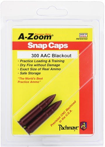 Alternative view of A-ZOOM METAL SNAP CAP .300AAC - BLACKOUT 2-PACK