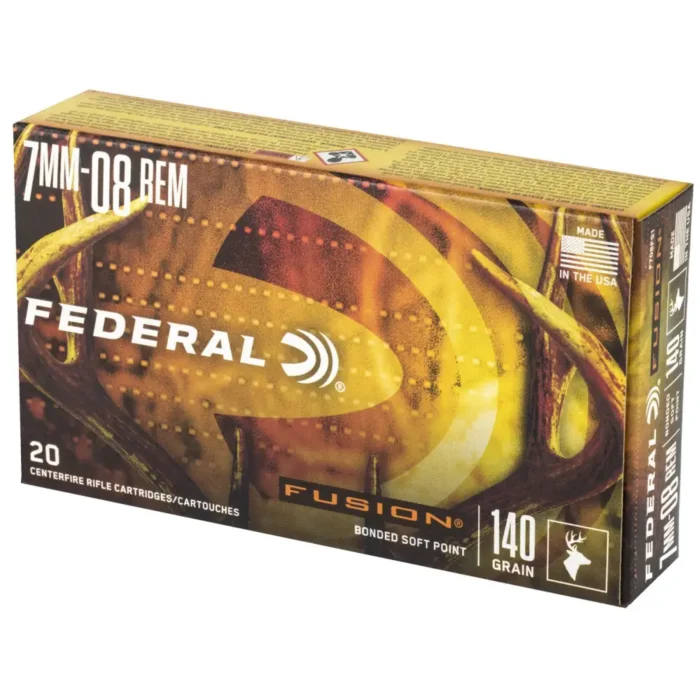 Alternative view of FEDERAL 7MM-08 REM 140GR FUSION 20 RD/BX 10 BX/CS