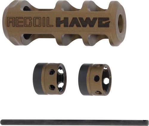 Alternative view of BROWNING SPORTER RECOIL HAWG - MUZZLE BRAKE BRONZE .30 & LESS