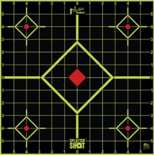 SPLATTER SHOT TARGET SIGHT-IN - 12" GREEN PEEL/STICK 12EA
