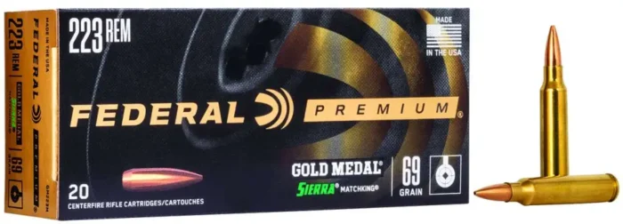 FEDERAL 223 REM 69GR SIERRA MK BTHP 20 RD/BX 10 BX/CS