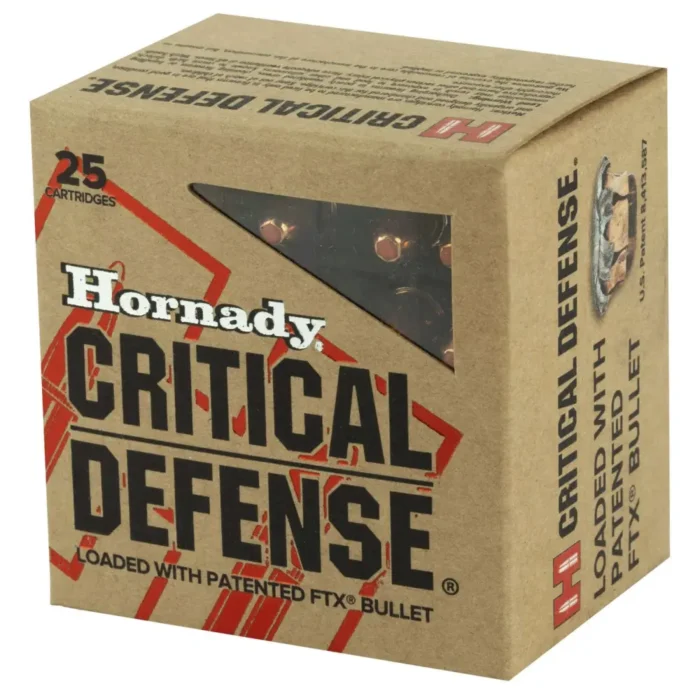 Alternative view of HORNADY CRITICAL DEFENSE 30CARB 110GR FTX 25RD BX 250RD CASE