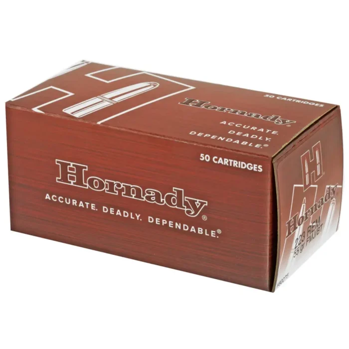 Alternative view of HORNADY CUSTOM 223 REM 55GR FMJ 50RD BX 500RD CASE