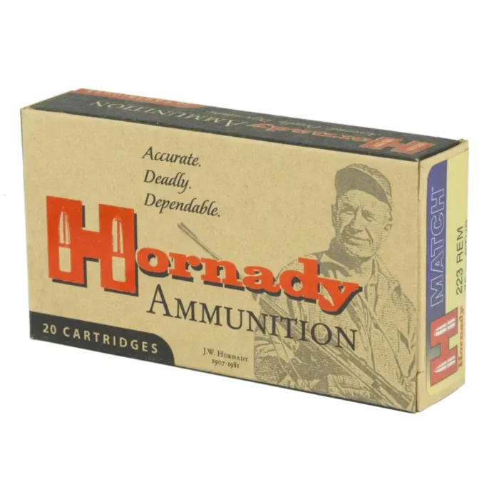 Alternative view of HORNADY MATCH 223 REM 75GR BTHP 20RD BX 200RD CASE