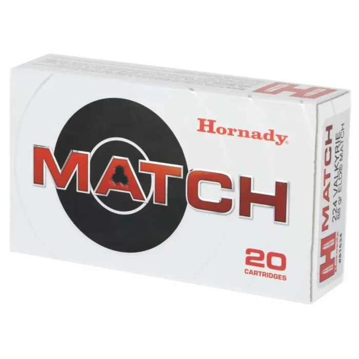 Alternative view of HORNADY MATCH 224 VALKYRIE 88GR ELD 20RD BX 200RD CASE