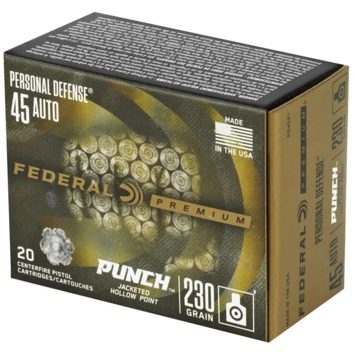 Alternative view of FEDERAL 45 AUTO 230GR PUNCH JHP 20 RD/BX 10 BX/CS