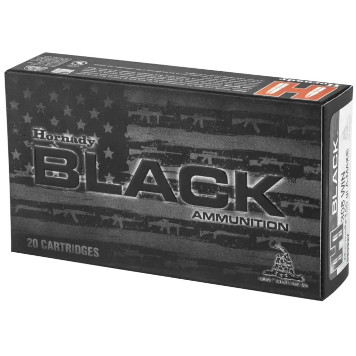 Alternative view of HORNADY BLACK 308WIN 155GR A-MAX 20RD BX 200RD CASE