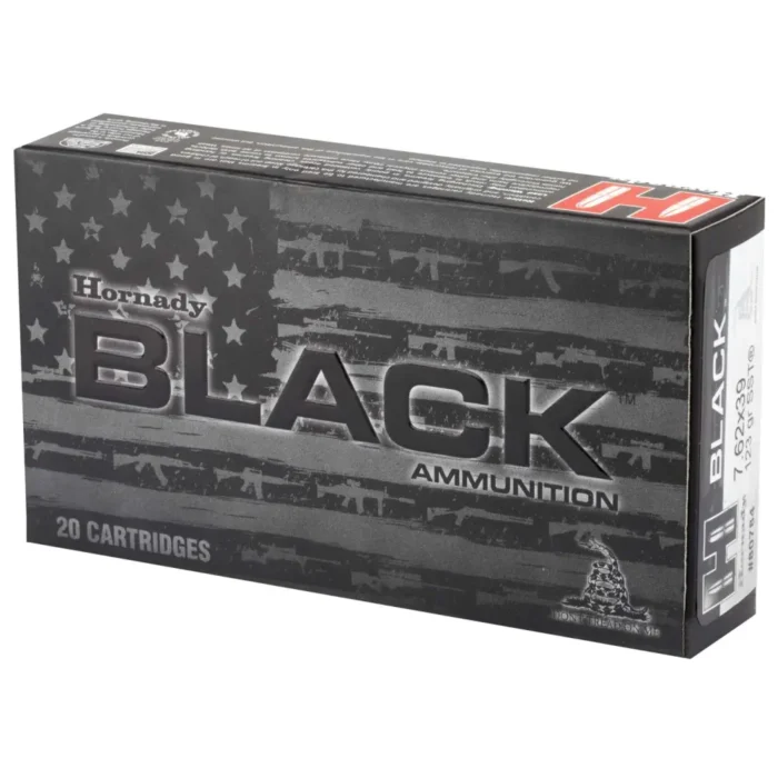 Alternative view of HORNADY BLACK 7.62X39 123 GR SST 20RD BX 200RD CASE