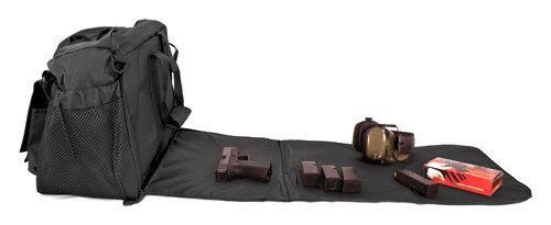 Alternative view of RED ROCK DELUXE RANGE BAG BLK - FOLD OUT WORK/CLEANING GUN MAT