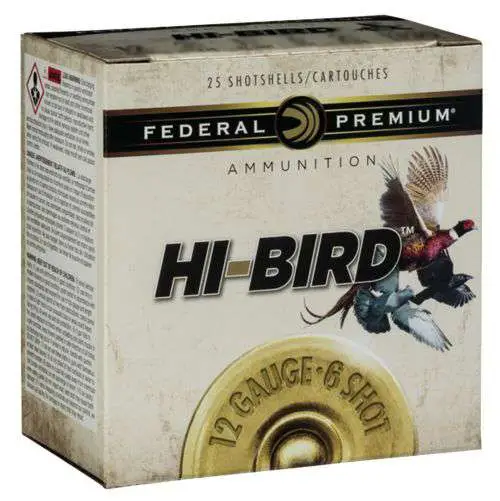 FEDERAL 12GA  2 3/4"  3 1/4DE  1 1/8OZ  8  1,255 FPS 25 RD/BX 10 BX/CS