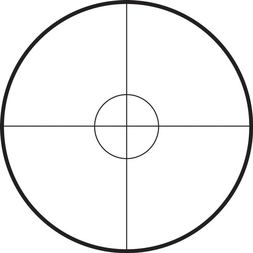 Alternative view of TRADITIONS SCOPE 3-9X40MM - CIRCLE RETICLE BLACK MATTE