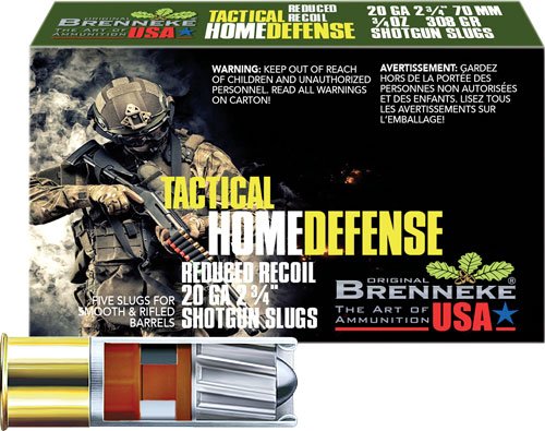 Alternative view of BRENNEKE USA LOW RECOIL 20GA - 2.75" 3/4OZ SLUG 5RD 50BX/CS