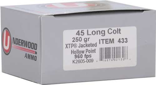 Alternative view of UNDERWOOD 45 LC 250GR - XTP JHP 20RD 10BX/CS