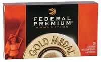 Federal 308 Win Ammunition Gold Medal GM308M 168 Grain Sierra Matchking Boat Tail Hollow Point 20 Rounds