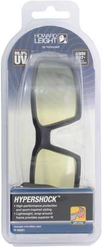 Alternative view of HOWARD LEIGHT HYPERSHOCK - GLASSES BLACK FRAME/AMBER LENS