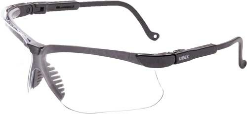 Alternative view of HOWARD LEIGHT GENESIS GLASSES - BLACK FRAME/CLEAR LENS
