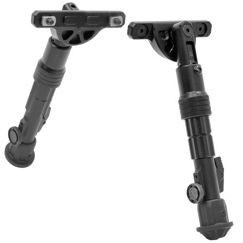 UTG BIPOD RECON FLEX M-LOK - MATTE BLK CENTER H 5.7"-8"