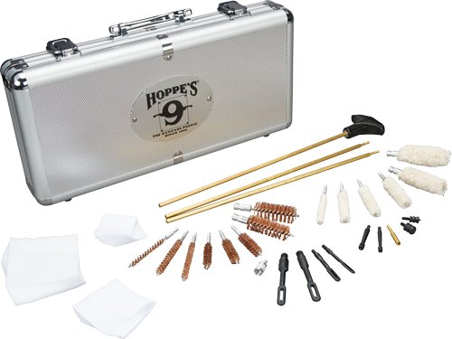 Alternative view of HOPPES DELUXE GUN CLEANING KIT - BRASS ROD 31PC W/ALUMINUM BOX