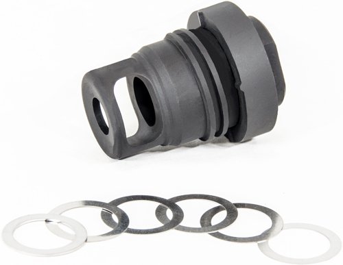 Alternative view of YHM MINI QD MUZZLE BRAKE - 7.62MM FOR 5/8X24 THREADS