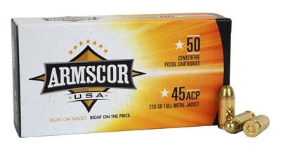 Alternative view of ARMSCOR 45 ACP 230GR FMJ - 50RD 20BX/CS MADE IN USA