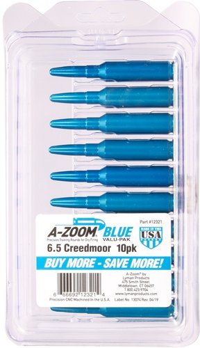 Alternative view of A-ZOOM METAL SNAP CAP BLUE - 6.5 CREEDMOOR 10-PACK