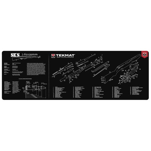 SKS 7.62X39MM CLEANING MAT - 12” X 36”