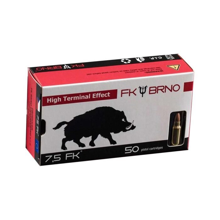F5 Ammunition 7.5 FK (50/BOX) 95 Grain Copper Nose-Dicarding Hollow Point