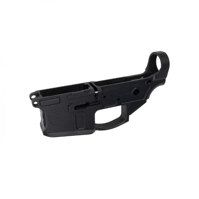 Shield Arms SA-15 Stripped Lower Receiver - 5.56mm/300 Blk Non-Folding 7075-T6 Billet Black