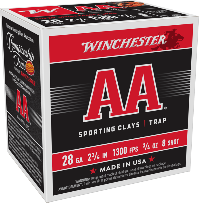 WINCHESTER AA SPR SPORT 28G 2-3/4" #8 3/4OZ 25RD