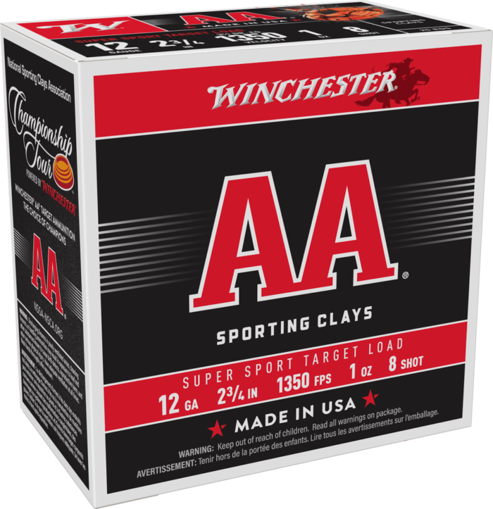 WINCHESTER AA SPR SPORT 12GA 2-3/4" 1OZ 25RD BX 250RD CASE