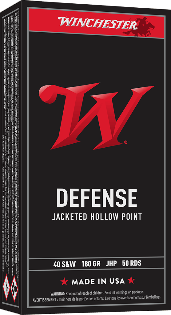 40 S&W 180GR JHP BRASS 50RD BOX