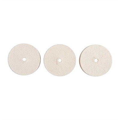 UNMOUNTED FELT BOB SQUARE 1''X3/8'' 3 PACK