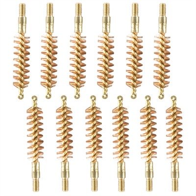 SPECIAL LINE BRUSH, BRASS, 9MM/.38./357 CAL PISTOL, 12 PACK