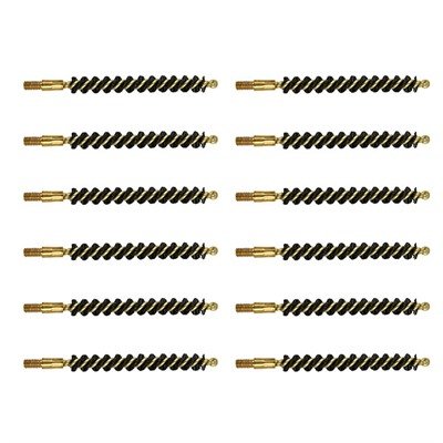 HEAVY WEIGHT NYLON RIFLE BRUSH 6.5MM 12 PACK