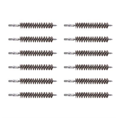 CHAMBER BRUSH, STAINLESS STEEL,.37/.357 CAL REVOLVER,12 PACK
