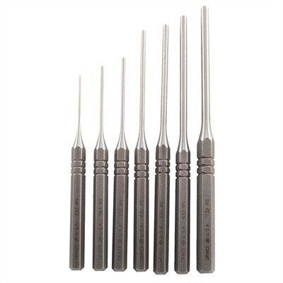 7 PIECE STEEL ROLL PIN PUNCH SET