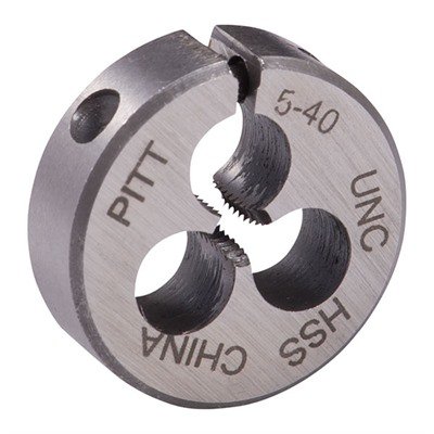 ROUND WIRE GAUGE CARBON DIE 13/16â? DIAMETER 5-40 THREAD