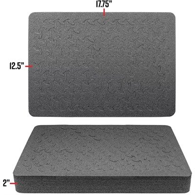 RAGAR FOAM INSERT 17.75''X12.5'' FOR EYLAR 20'' CAMERA/DRONE CS