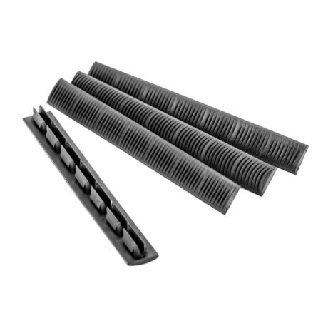Alternative view of Ergo Grip 4 Pack of Black 7-Slot KeyMod WedgeLok Rail Covers