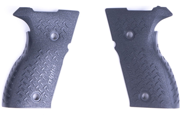 Arex Black Polymer Pistol Grip Set for Rex Alpha