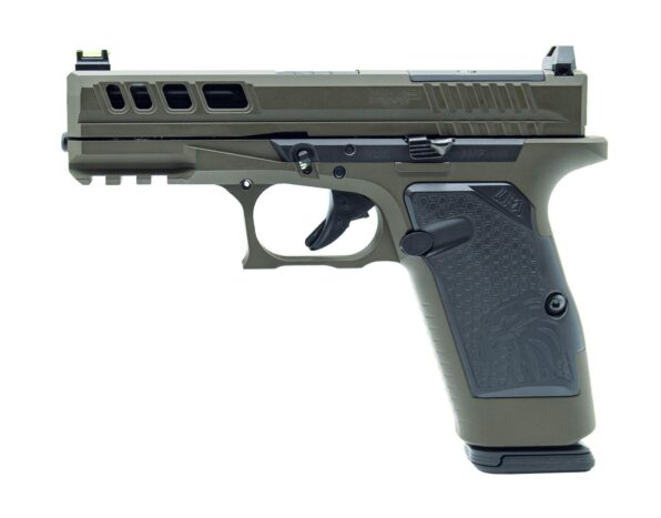 Alternative view of LFA LF AMPX Pistol G19X Frame 9mm 3.9 in. Barrel 17Rd OD green