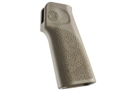 HOGUE AR15 15 DEGREE VERTICAL - POLYMER NO FINGER GROOVES FDE