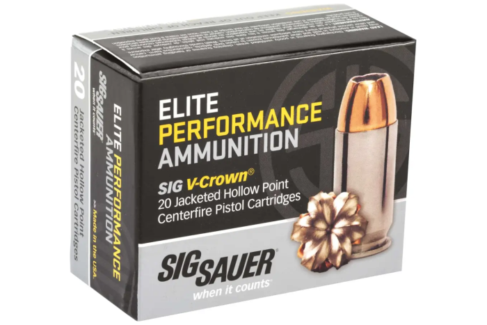 SIG SAUER V-CROWN 45ACP 200GR JHP 20RD BX 200RD CASE