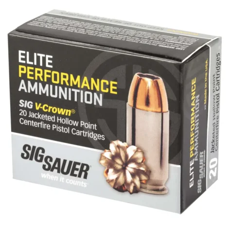 Alternative view of SIG SAUER V-CROWN 45ACP 200GR JHP 20RD BX 200RD CASE